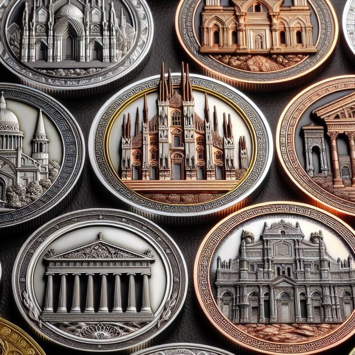 Customised Architectural Coins