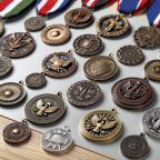 Customised metal medals