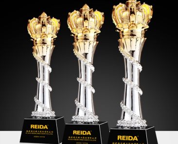 Music gold trophy custom