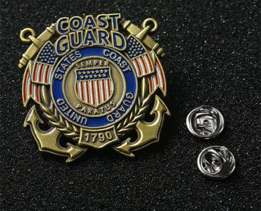 Corporate badge pin custom