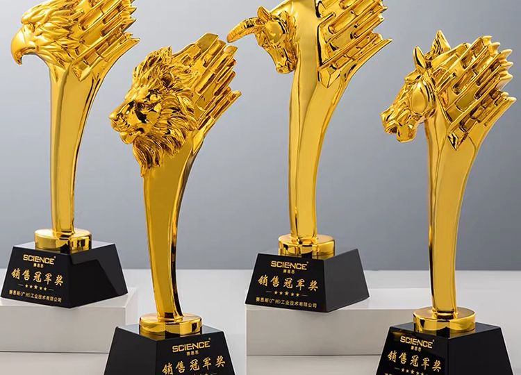 Environment-friendly resin trophy customization