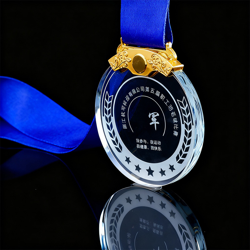 clear acrylic medals