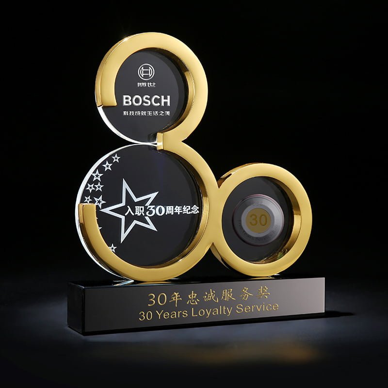 30th Anniversary Crystal Award