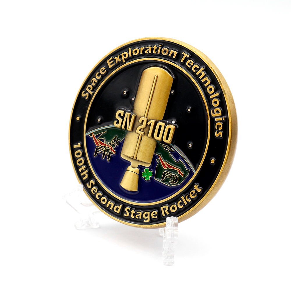 Commemorative Rocket Coin