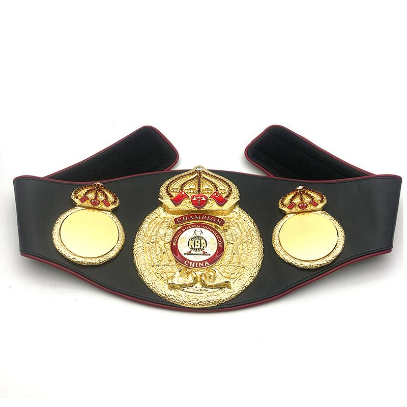 Customised gold belts for wrestling matches