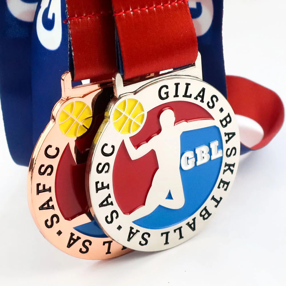 Basketball medal custom