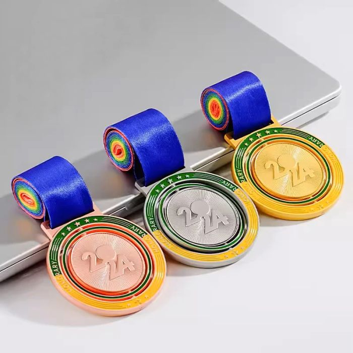 Gold, silver and bronze medal custom