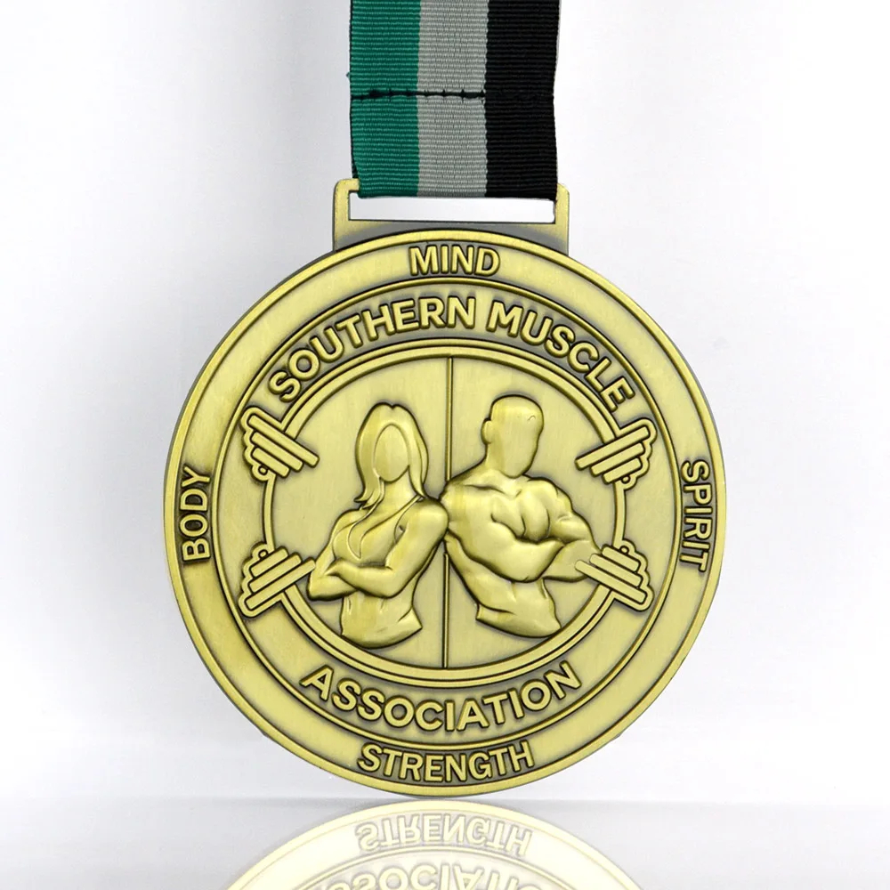 Bodybuilding medal custom