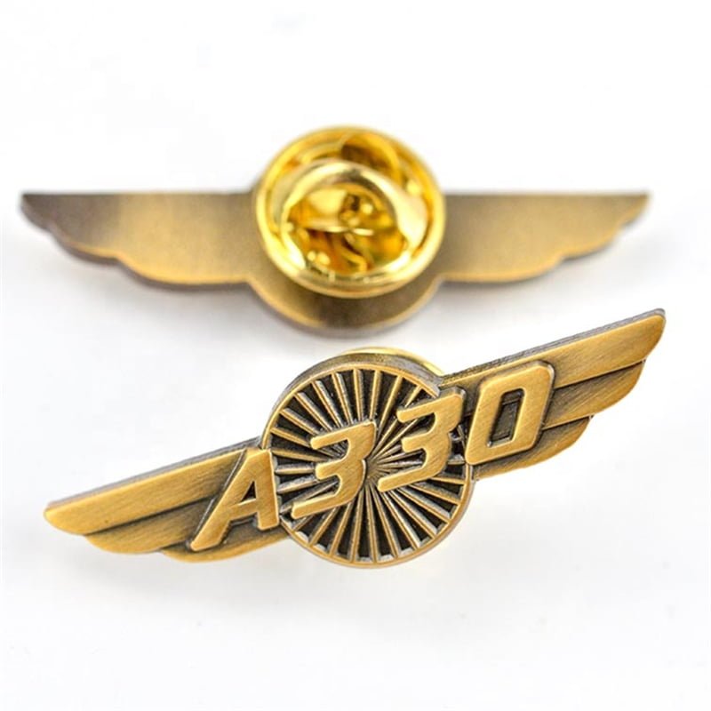 Flying Eagle Metal Badge