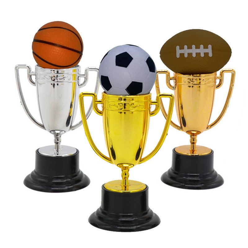 Football Basketball Rugby Plastic Trophy Awards