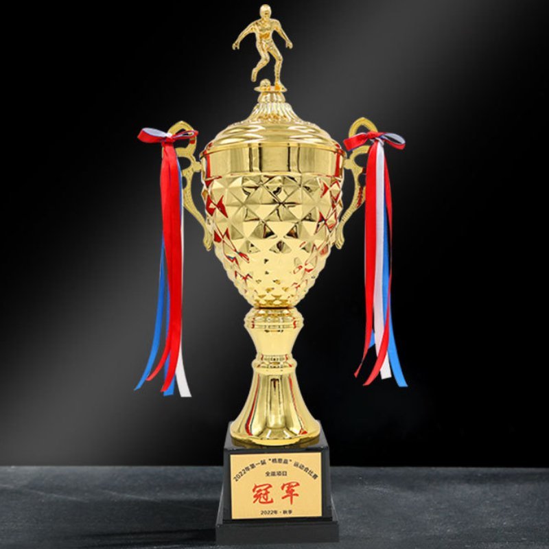 Football Gold Trophy Cup