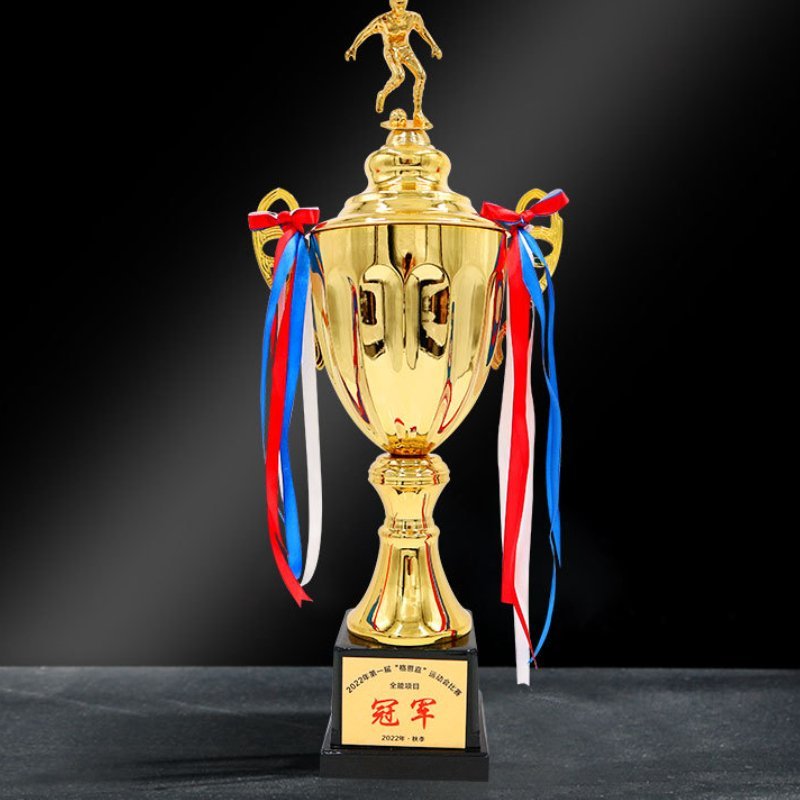 Football Gold Trophy Cup