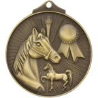 Equestrian medal custom