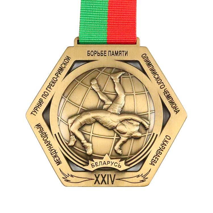 Wrestling medal