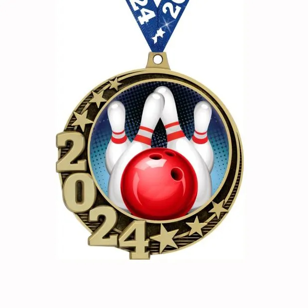 Metal Bowling medal