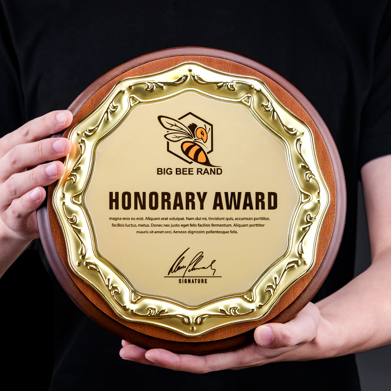 Bee Honor plaque