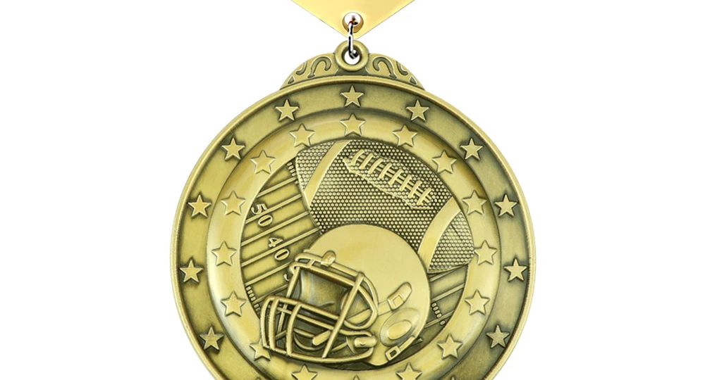 Rugby medal custom
