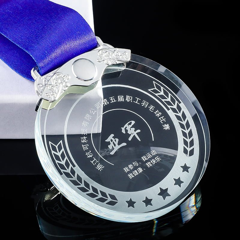 Sports Crystal Medals