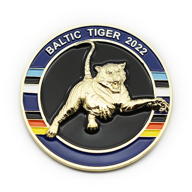 Tiger Metal Badge