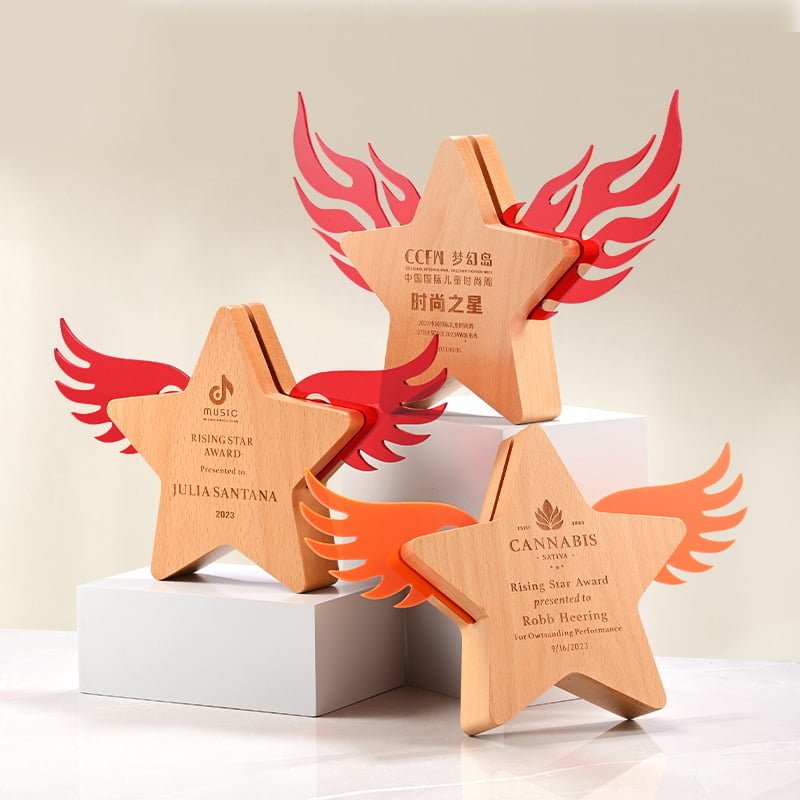 Wooden 5-Star Flying Award