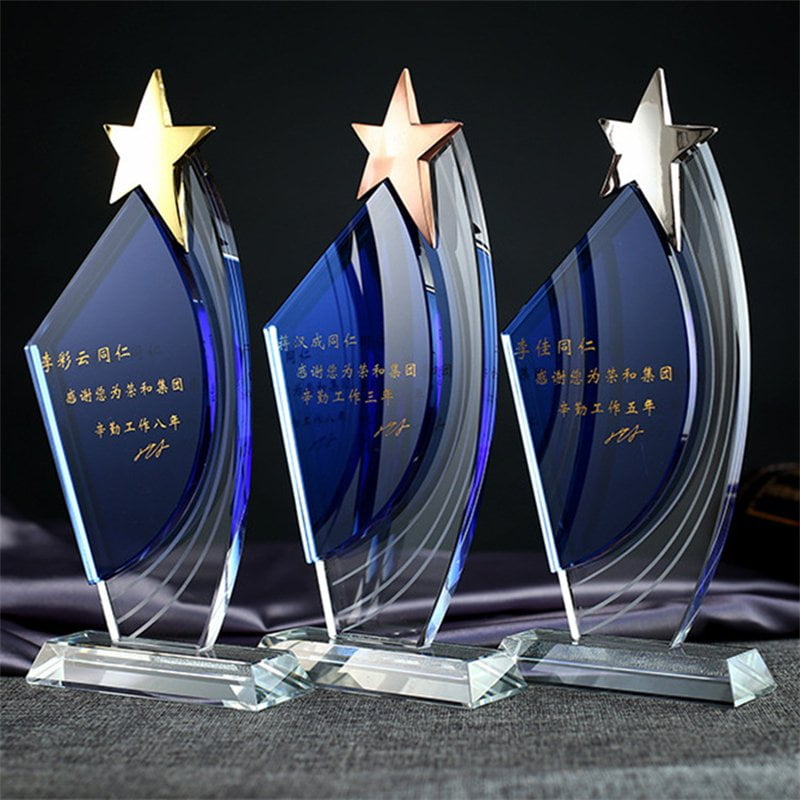 Glass Award for Years of Service