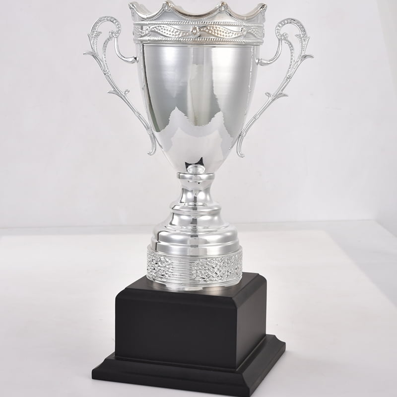 Zinc alloy runner-up silver trophy