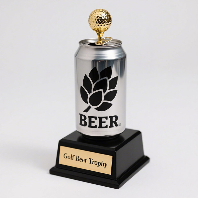 Golf Beer Trophy Personalized Customized