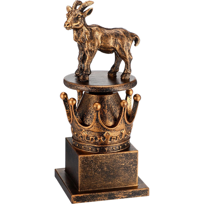Goat Trophy Gold Plated 24K