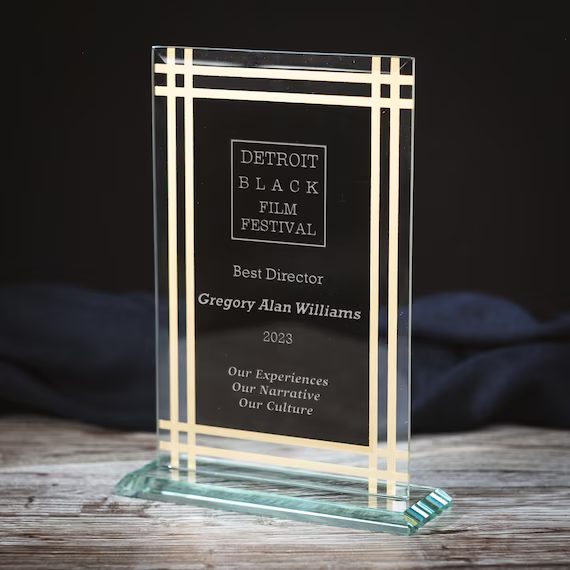 Clear Glass Plaque | 99% Transparency Premium Grade