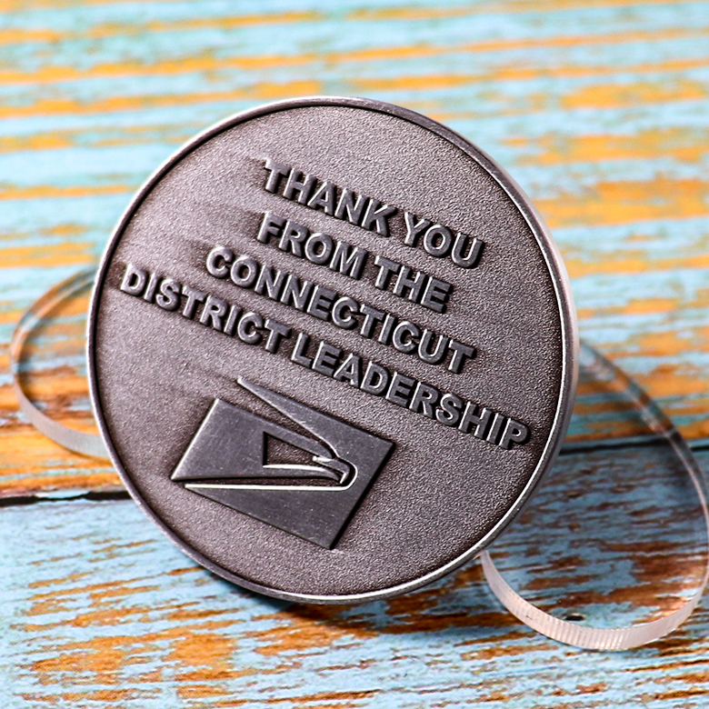 retirement silver coin