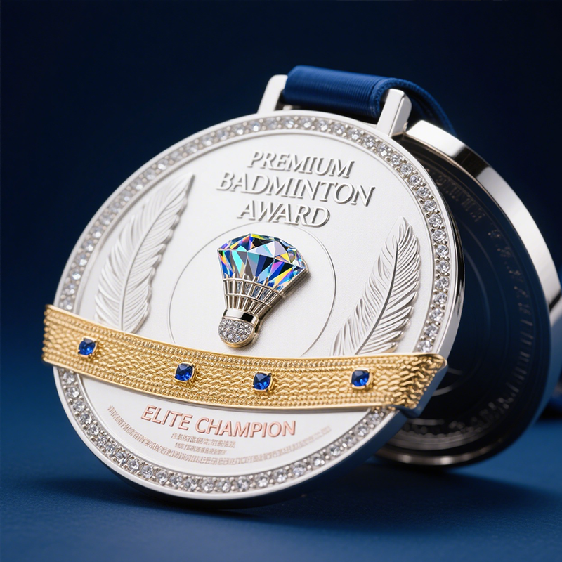 badminton medal design