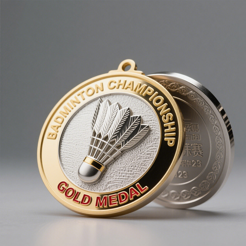 badminton medal design