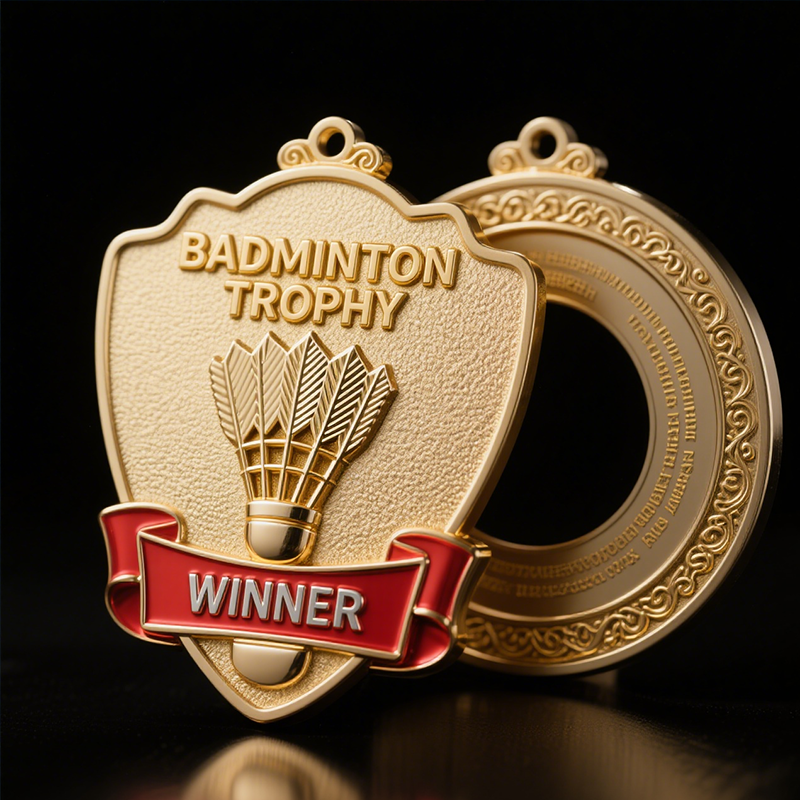 badminton medal design