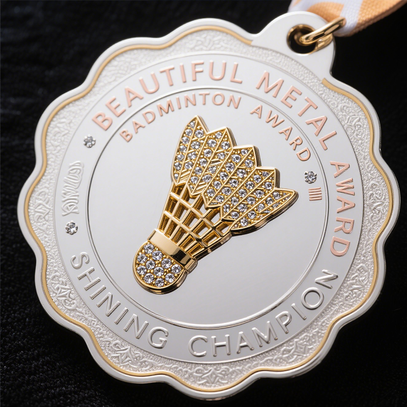 badminton medal design