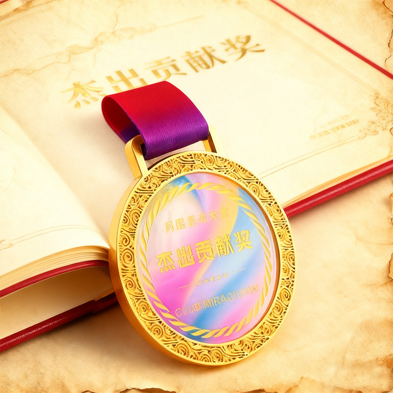 personalised acrylic medal